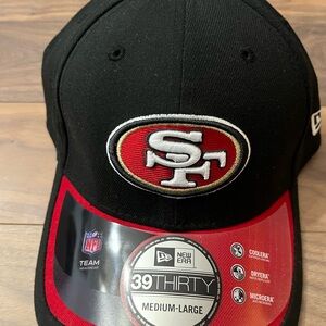 New era 39thirty 49ers fitted hat med-lrg